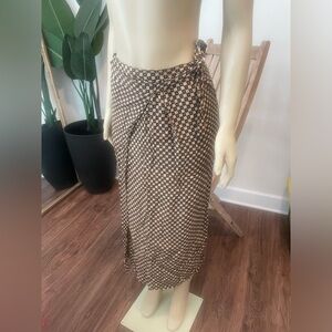 john paul richard uniform wrap around skirt